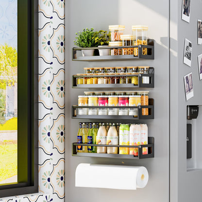 Magnetic Spice Rack Organizer Storage for Refrigerator